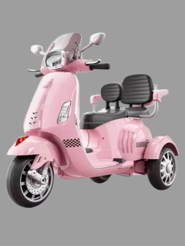 1000108883.jpg Vespa Scooter 2 Seater Big Size - Pink (Age 2-8)