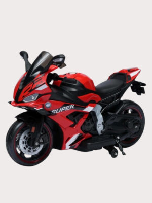 Toy House RR Big Digital Display With Key Start Bike - Red (Age 3 - 15)