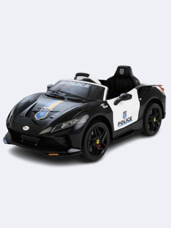 1000125057.jpg Toy House Ferrari Car with Windshield Light - Black Police- (Age 1-5)