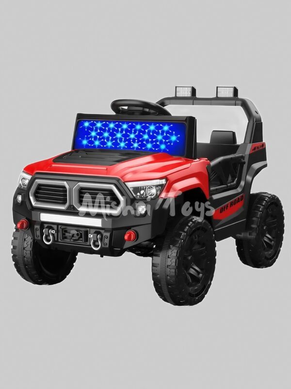 1000195258-scaled-1.jpg Little Ride BMW Red Painted 4X4 Jeep (Age 1-6)
