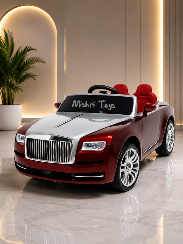 Kids Rolls Royce - Red (Age 1 - 7)