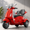 Vespa Scooter 2 Seater Big Size - Red (Age 2-8)